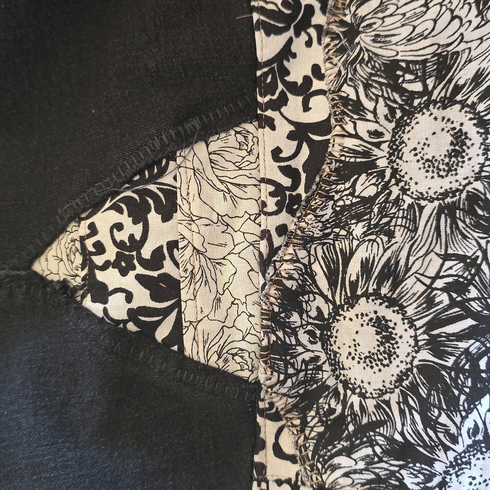 Upcycled Molly Made It  Black Jeans Skirt For Any Age - Picture 16 of 16
